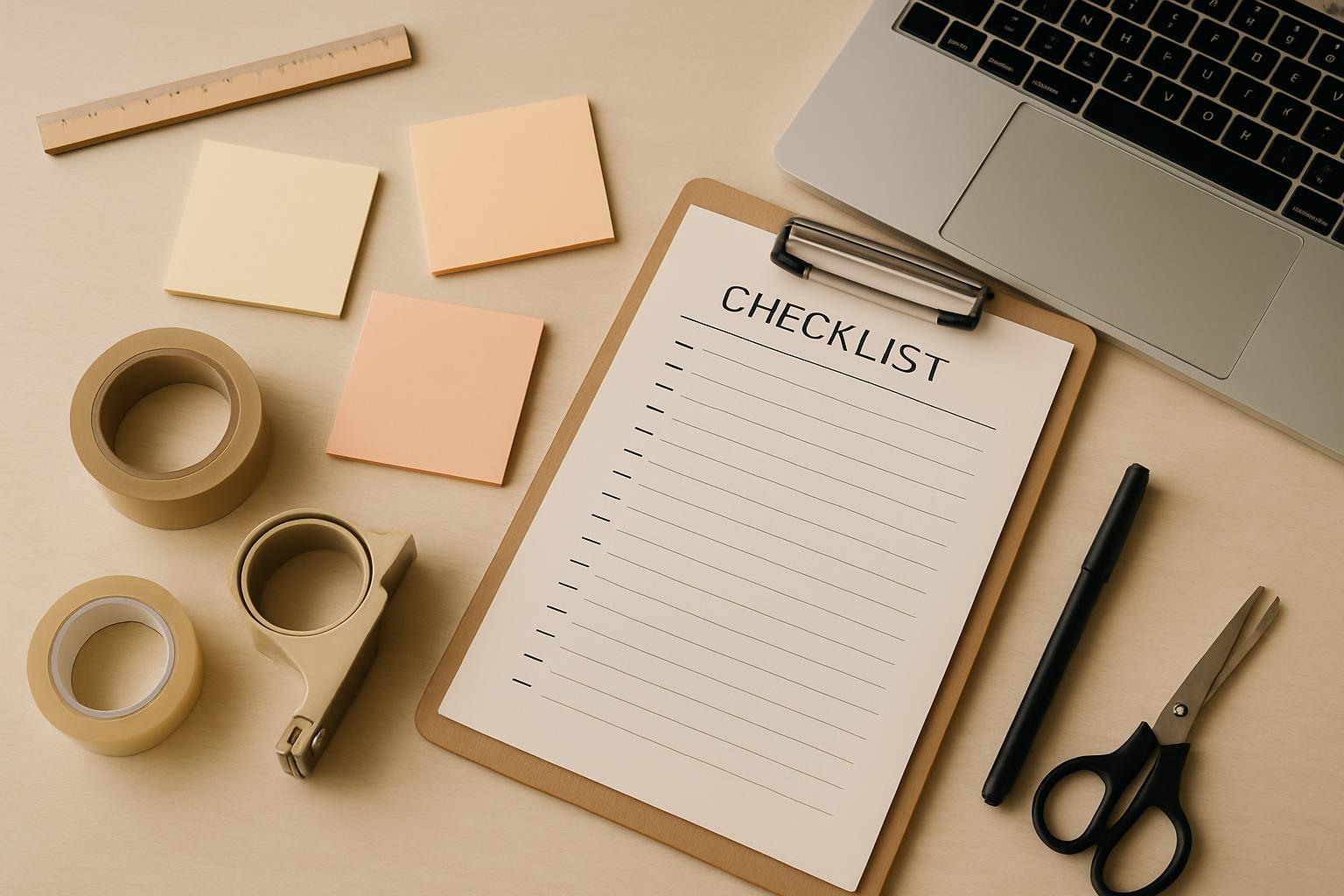 Checklist Mudança Residencial: 8 Formas Simples de Aplicar no Dia a Dia